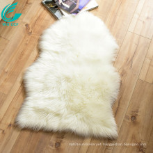 microfiber polyester soft shaggy sheep skin faux fur rug carpet